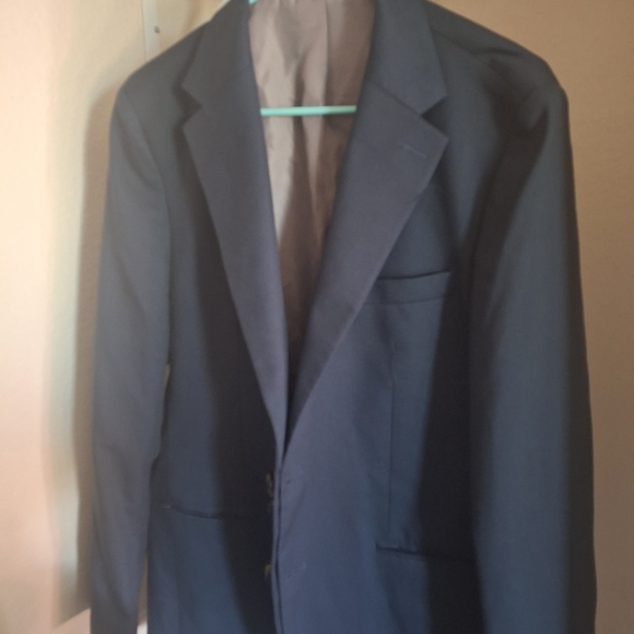 Haggar Other - Haggar Men's Navy Single-Breasted Blazer